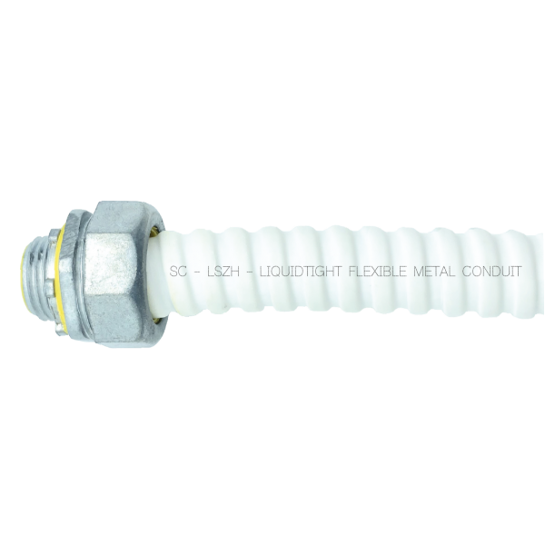 Low Smoke Zero Halogen (LSZH), Liquid Tight Flexible Metal Conduit SC Conduit Fittings